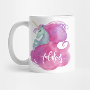 Fabulous Unicorn with Pink Mane Mug